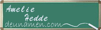 Amelie Hedde Visitenkarte